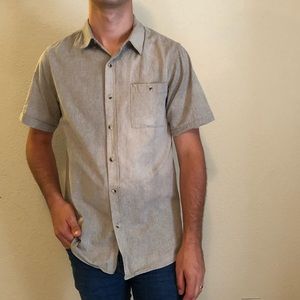 Ezekiel Light Grey Button Down Shirt